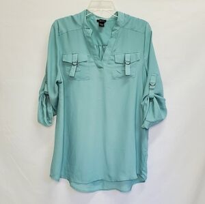 Rue21 Semi-Sheer Quarter Sleeve Tunic